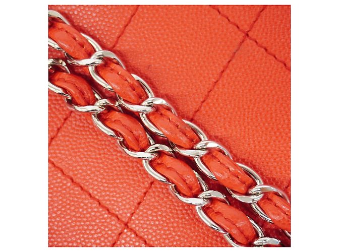 Borsa Tote Chanel Red Matelassé Chain Rosso - vista 7