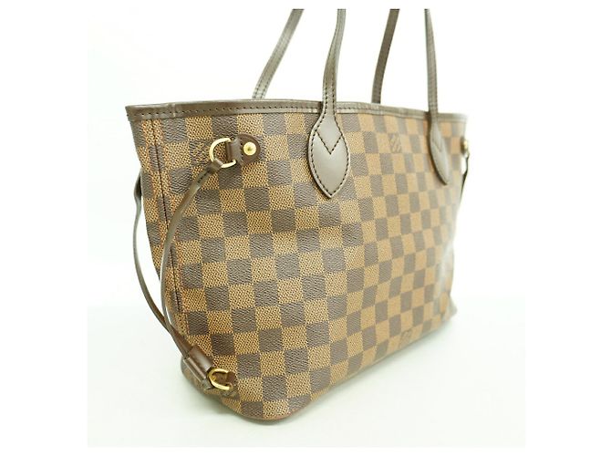 Borsa Tote Louis Vuitton Damier Neverfull PM N51109 Ebene Damier ebene - vista 2