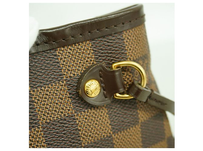 Borsa Tote Louis Vuitton Damier Neverfull PM N51109 Ebene Damier ebene - vista 9