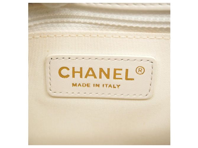Borsa a Spalla Chanel Matelassé Bianco - vista 5