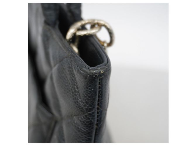 Timeless Borsa Tote Chanel in pelle di vitello martellata nera Nero - vista 8