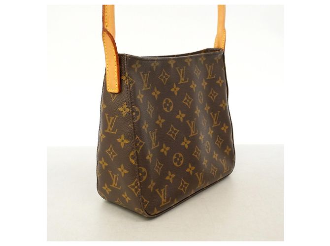 Borsa a Spalla Louis Vuitton Monogram Looping MM Marrone - vista 2