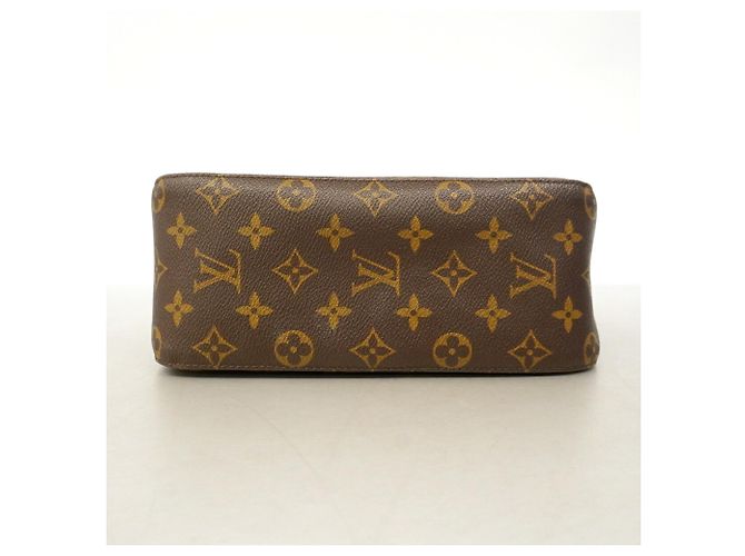 Borsa a Spalla Louis Vuitton Monogram Looping MM Marrone - vista 3