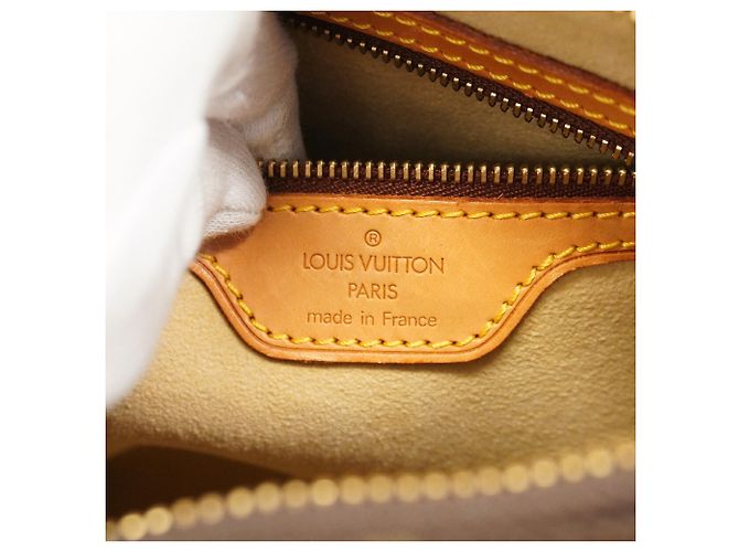 Borsa a Spalla Louis Vuitton Monogram Looping MM Marrone - vista 5