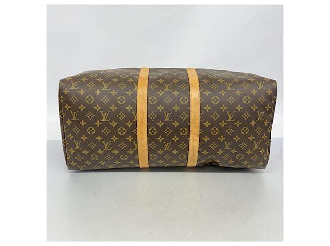 Borsa Boston Louis Vuitton Monogram Keepall 55 Marrone - vista 3