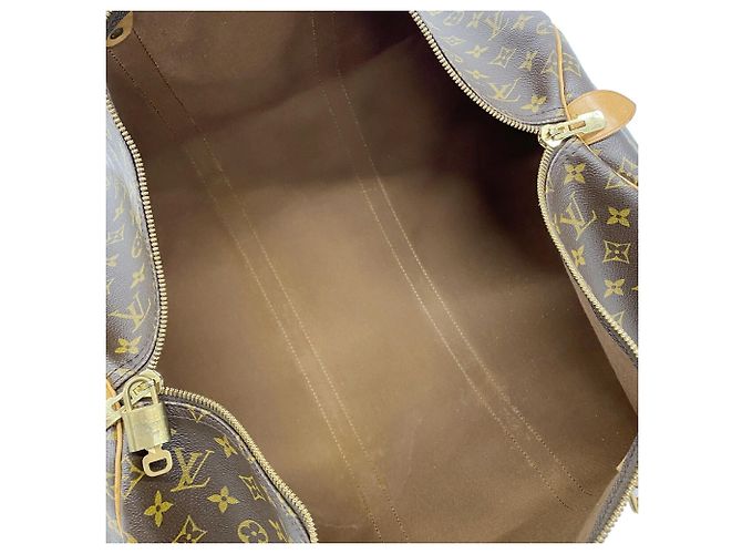 Borsa Boston Louis Vuitton Monogram Keepall 55 Marrone - vista 4