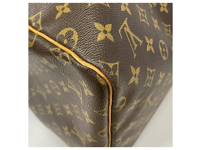 Borsa Boston Louis Vuitton Monogram Keepall 55 Marrone - vista 6