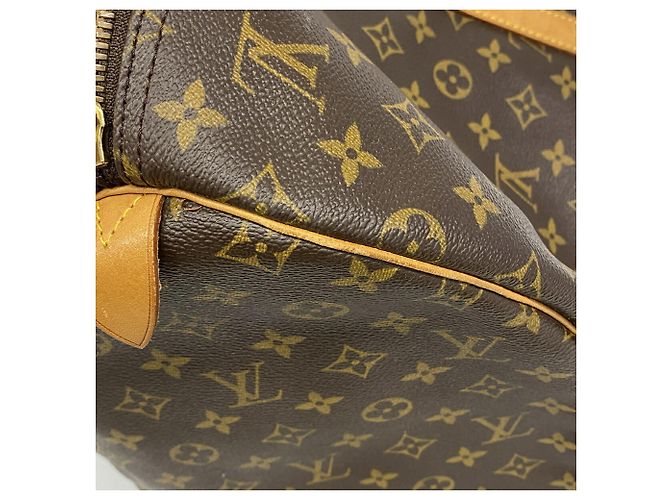 Borsa Boston Louis Vuitton Monogram Keepall 55 Marrone - vista 9