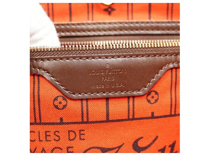 Borsa Tote Louis Vuitton Damier Neverfull GM Damier ebene - vista 4