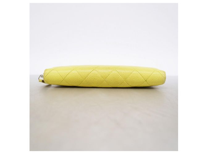 Chanel Matelassé Long Wallet Gelb - Ansicht 2