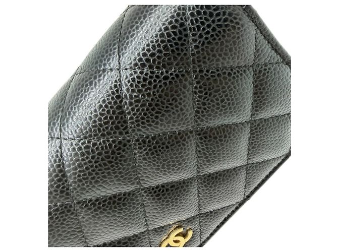 Timeless Portafoglio Chanel Matelassé Classic Chain Nero - vista 4