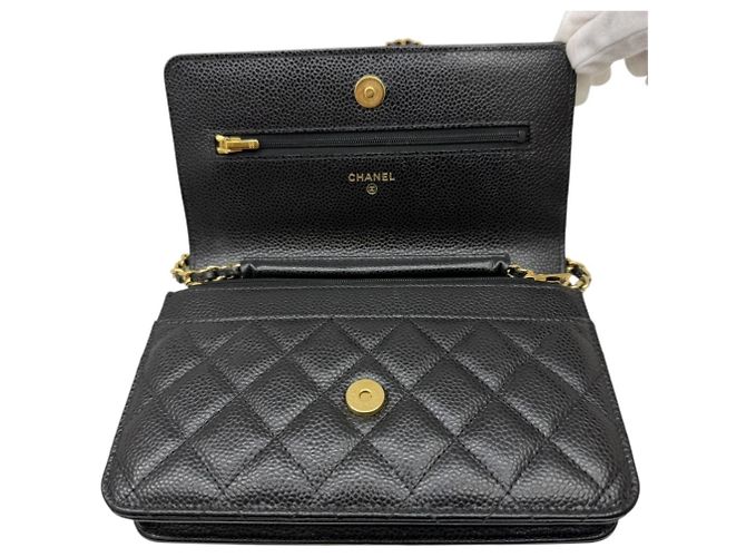 Timeless Portafoglio Chanel Matelassé Classic Chain Nero - vista 8