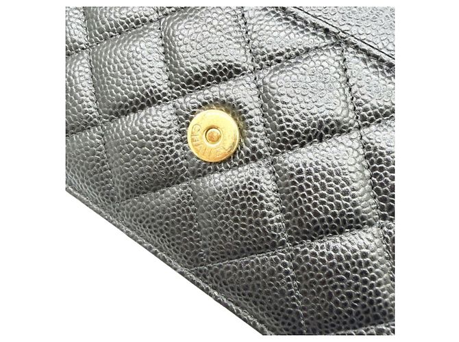 Timeless Portafoglio Chanel Matelassé Classic Chain Nero - vista 9