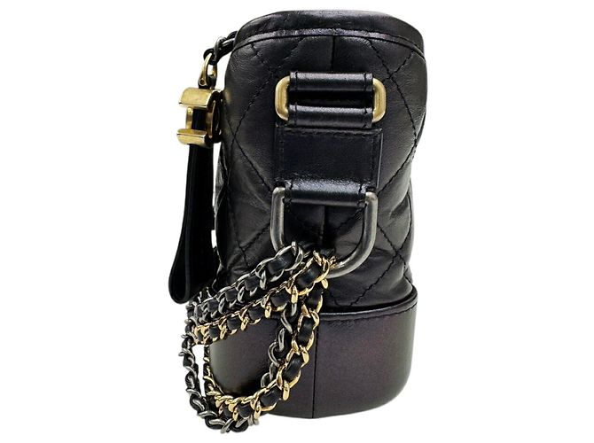 Borsa Hobo CHANEL Gabrielle de Small Nero - vista 4