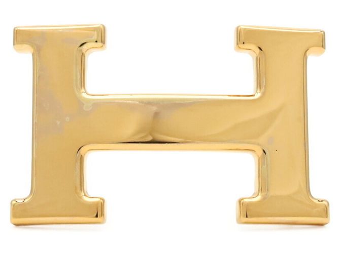 Hermès Fibbia per cintura H placcata oro Hermes D'oro - vista 2