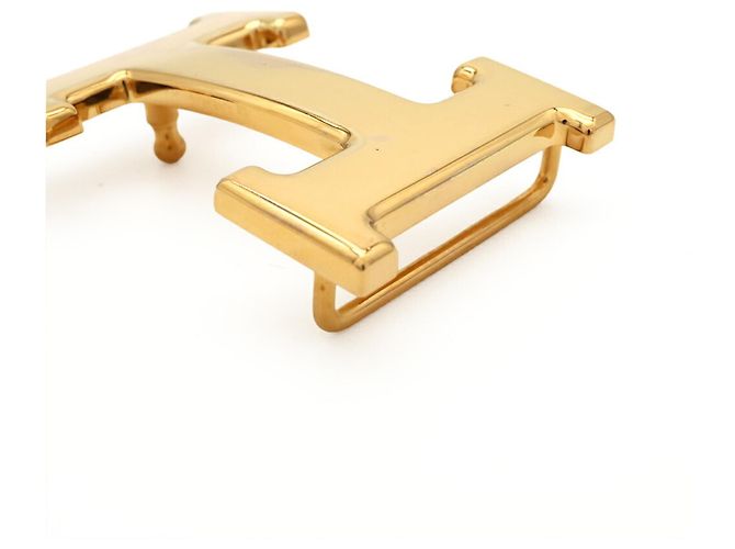 Hermès Fibbia per cintura H placcata oro Hermes D'oro - vista 5