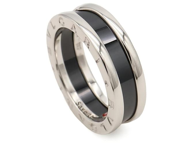 Bulgari Anello B.zero1 di Bvlgari Nero Argento - vista 3