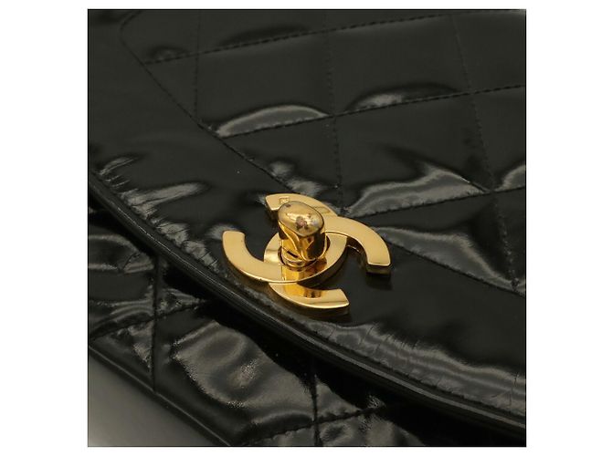 Borsa a Spalla Chanel Diana Matelassé Nero - vista 5