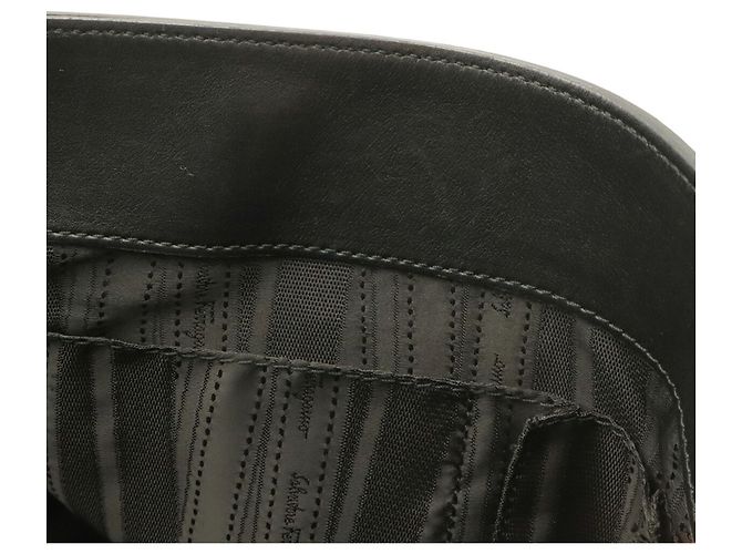 Borsa Salvatore Ferragamo Gancini Nero - vista 9