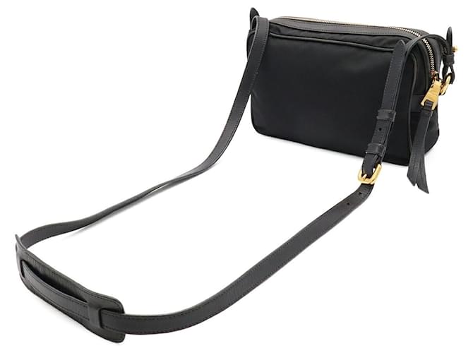 Borsa a tracolla/Pouch Triangle Prada in nero - vista 3