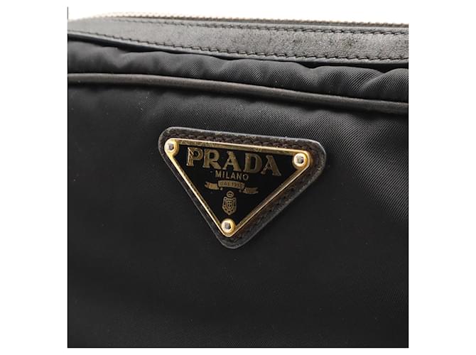 Borsa a tracolla/Pouch Triangle Prada in nero - vista 7