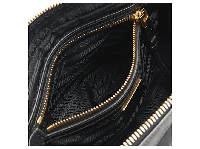 Borsa a tracolla/Pouch Triangle Prada in nero - vista 8