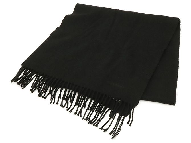 Stola in cashmere nero Hermès - vista 2