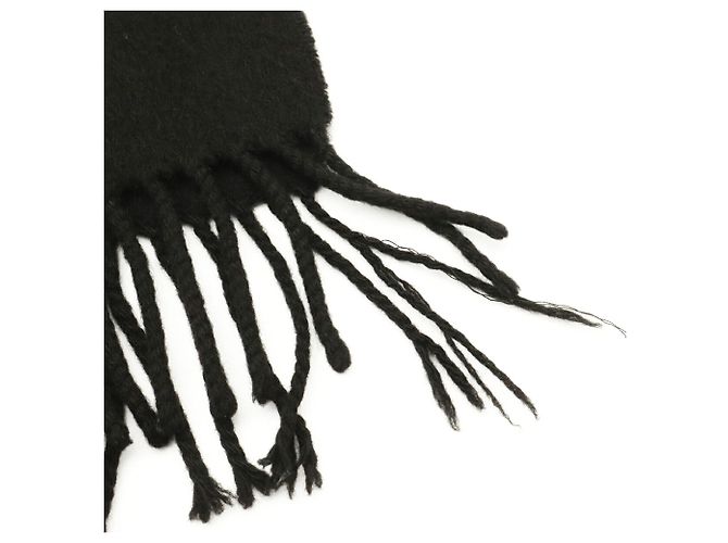 Stola in cashmere nero Hermès - vista 5