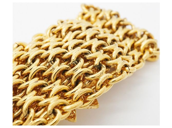 Bracciale con charm Chanel placcato oro con motivo Lion Coco Mark D'oro - vista 8