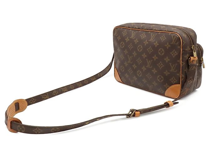 Borsa a tracolla Louis Vuitton Monogram Nile Marrone - vista 3