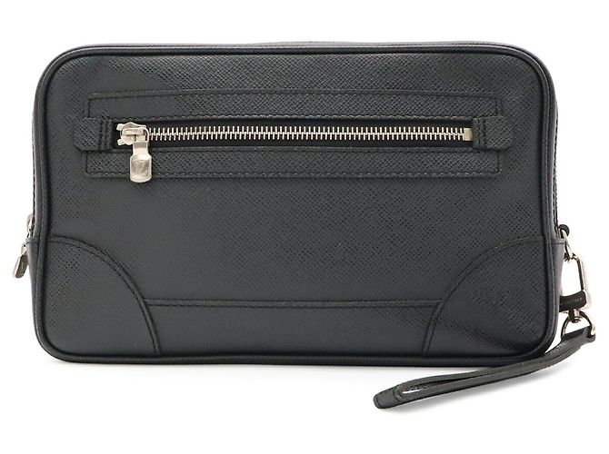 Louis Vuitton Taiga Pavel Clutch Bag Grau - Ansicht 2