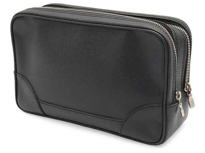 Louis Vuitton Taiga Pavel Clutch Bag Grau - Ansicht 3