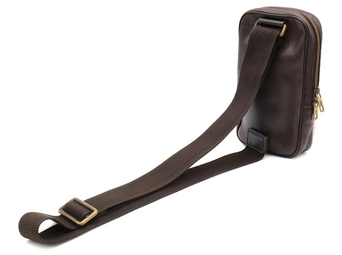Borsa Louis Vuitton Utah Siu Marrone - vista 3