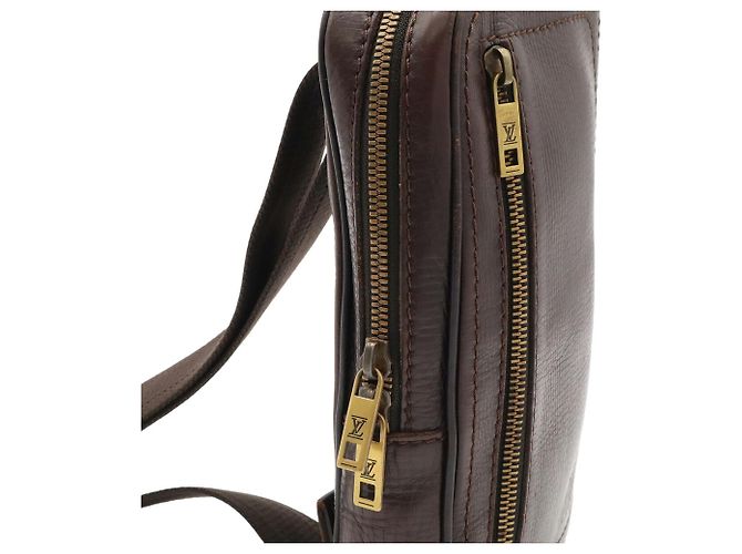 Borsa Louis Vuitton Utah Siu Marrone - vista 6