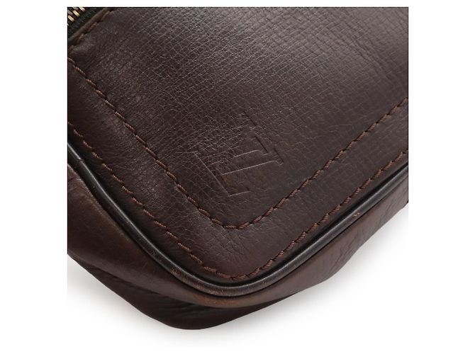 Borsa Louis Vuitton Utah Siu Marrone - vista 8
