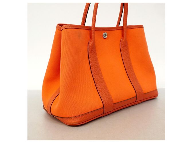 Hermès Bolsa Hermes Garden TPM Toile Officier Sanguine Vermelho - vista 2