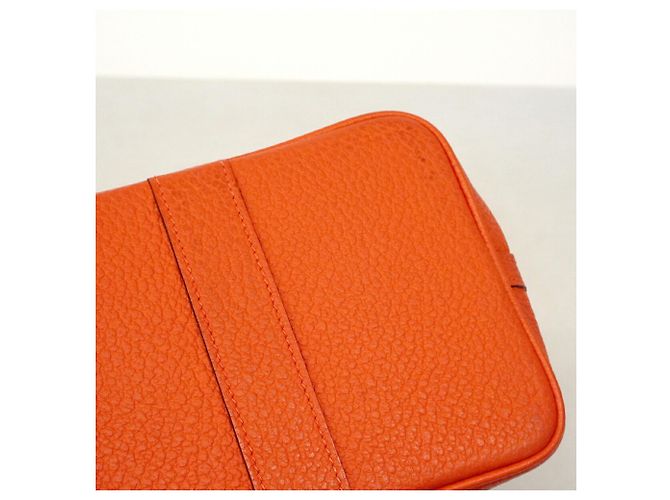 Hermès Bolsa Hermes Garden TPM Toile Officier Sanguine Vermelho - vista 8