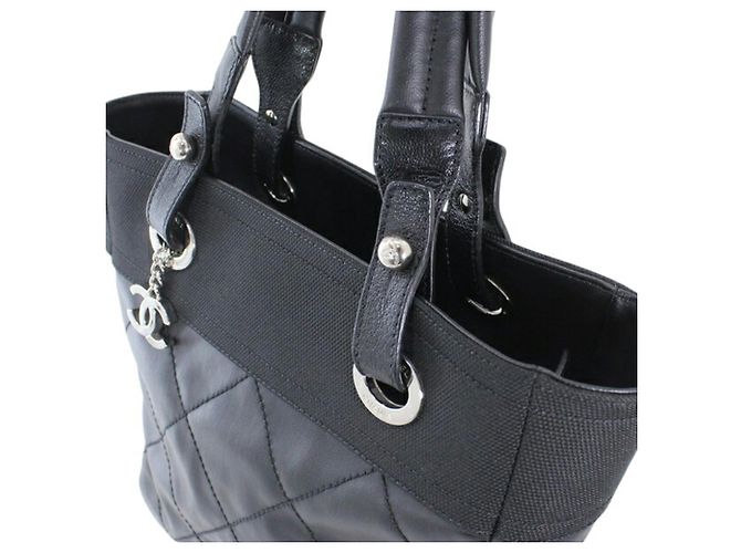 Chanel Paris Biarritz Tote PM Schwarz - Ansicht 5
