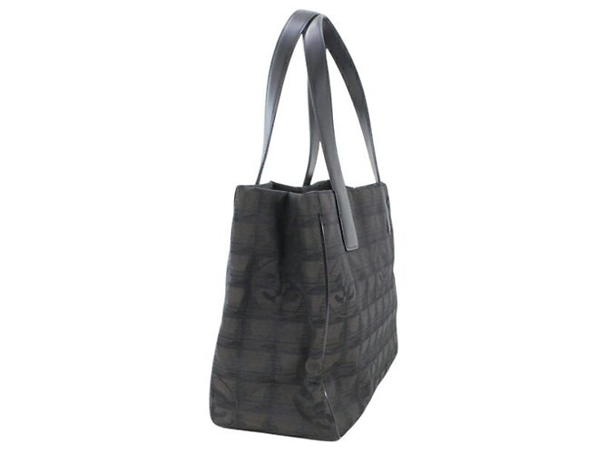 Borsa Chanel New Travel Line Tote PM Dark Brown Marrone scuro - vista 5