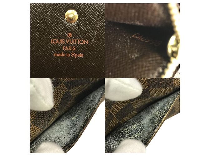 Louis Vuitton Damier Ebene Long Wallet Braun - Ansicht 10