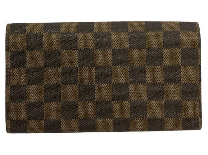 Louis Vuitton Damier Ebene Long Wallet Braun - Ansicht 2