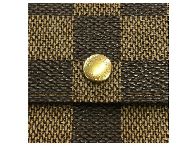 Louis Vuitton Damier Ebene Long Wallet Braun - Ansicht 3