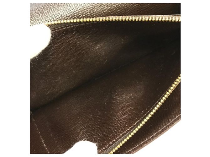 Louis Vuitton Damier Ebene Long Wallet Braun - Ansicht 9