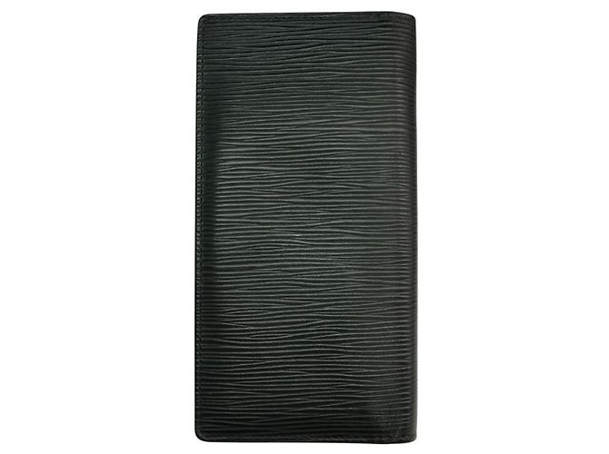 Louis Vuitton Epi Portefeuille Plaza Long Wallet Nero - vista 2