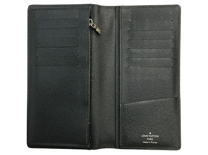 Louis Vuitton Epi Portefeuille Plaza Long Wallet Nero - vista 5