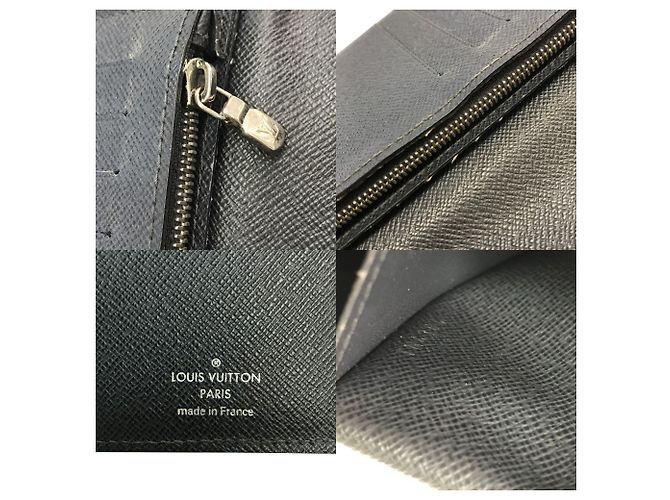 Louis Vuitton Epi Portefeuille Plaza Long Wallet Nero - vista 6