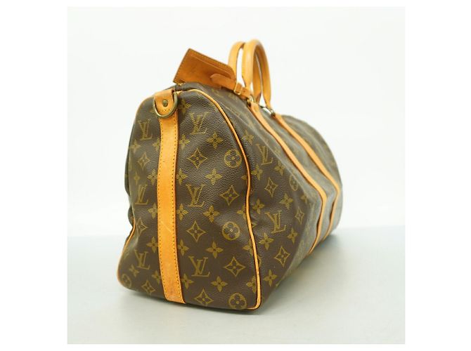 Louis Vuitton Monogram Keepall Bandoulière 45 Marrone - vista 2