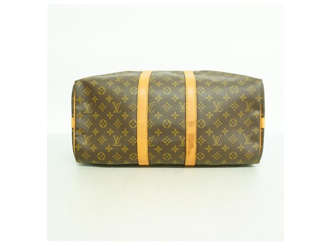 Louis Vuitton Monogram Keepall Bandoulière 45 Marrone - vista 3