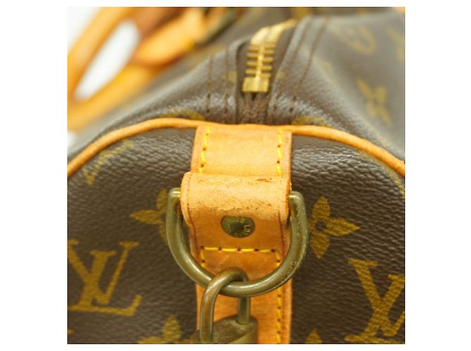 Louis Vuitton Monogram Keepall Bandoulière 45 Marrone - vista 8