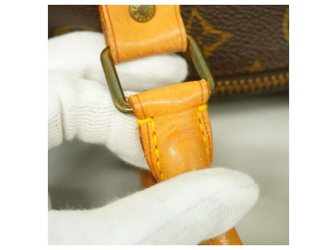 Louis Vuitton Monogram Keepall Bandoulière 45 Marrone - vista 9